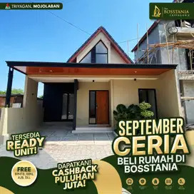 Rumah Keluarga Nyaman 1 Lantai di Triyagan Mojolaban