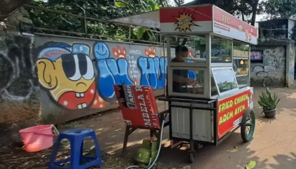 Grobak bekas chiken