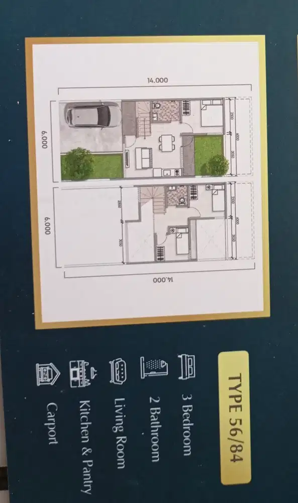 Rumah 2 Lantai Metland Cibitung Bekasi