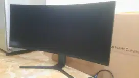 Jual Monitor 34inch Lengkap Dus Buku(Kondisi Mati)Layar ngak Pecah