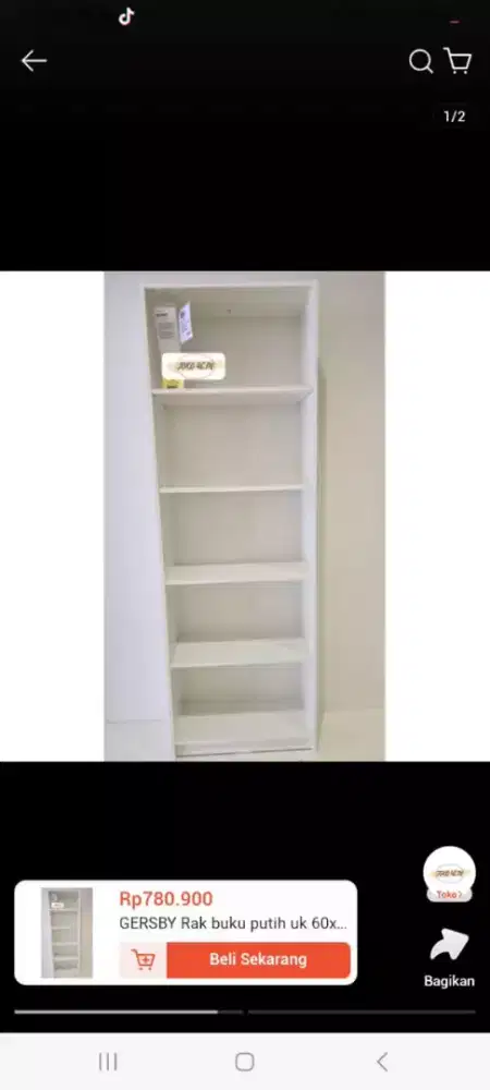 Gersby Ikea Rak Buku untuk hiasan rumah