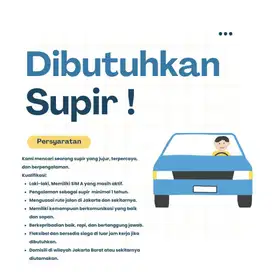Dibutuhkan SUPIR
