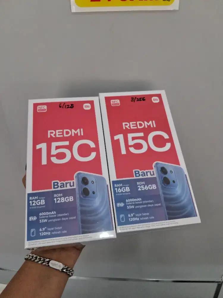 REDMI 15C GARANSI RESMI 15 BULAN TAM