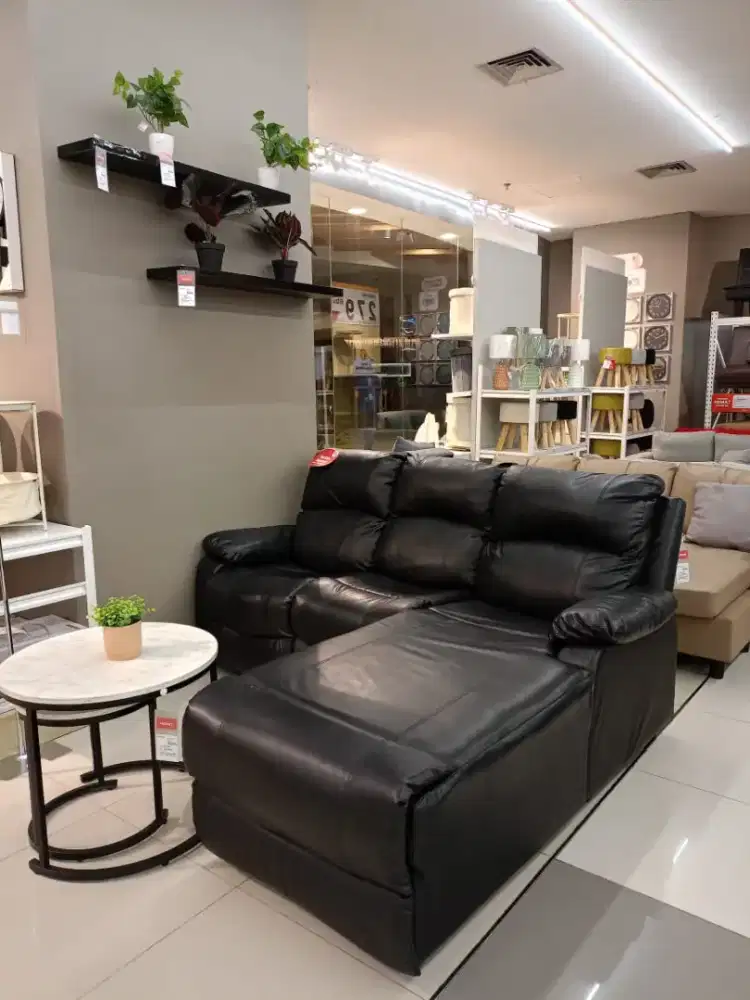 SOFA L  RECLINER KULIT