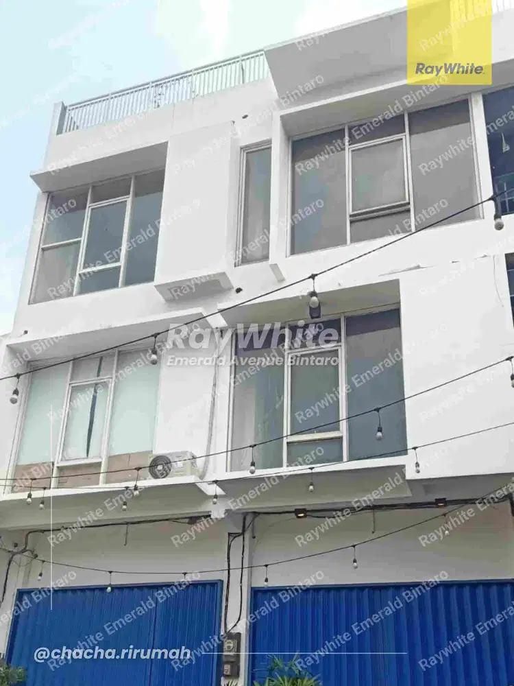Ruko Komersial Murah Luas Strategis 3 Lantai Rooftop dekat Tol Stasiun Mall Bintaro Exchange