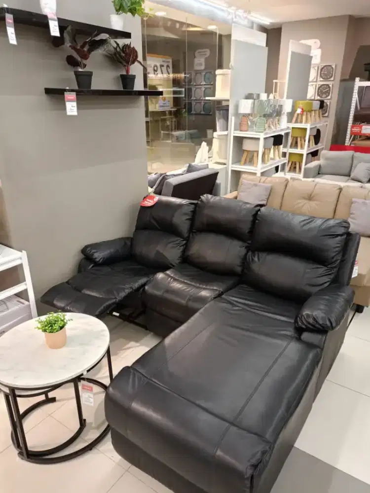SOFA L RECLINER  LIVERTON KULIT