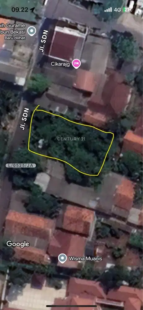 Tanah Strategis Dekat Pintu Tol Grand Wisata DiLambangsari Bekasi
