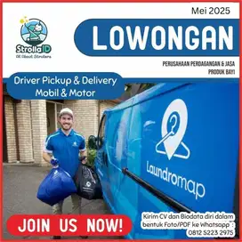 Dicari Driver Mobil Ambil Antar Laundry dan Perbaikan Mainan Anak