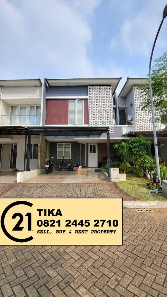 Disewakan Rumah Murah Rapi Semi Furnished Discovery Bintaro sektor 9
