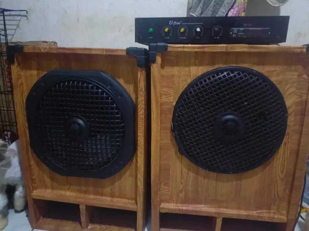 speker 12in ampli Bluetooth rakitan suara joss