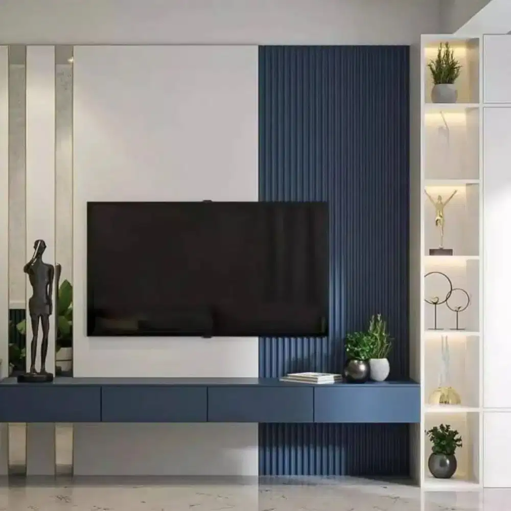 Backdrop tv set murah berkualitas-langsung pasang dirumahmu!