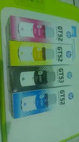 1 Set Tinta printer HP GT 52 Original HP Ink