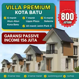 Jual Villa Kota Batu, Sangat dekat dengan Wisata Kota Batu + Garansi Passive Income 2 Tahun