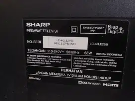 TV LED DIGITAL SHARP 40IN