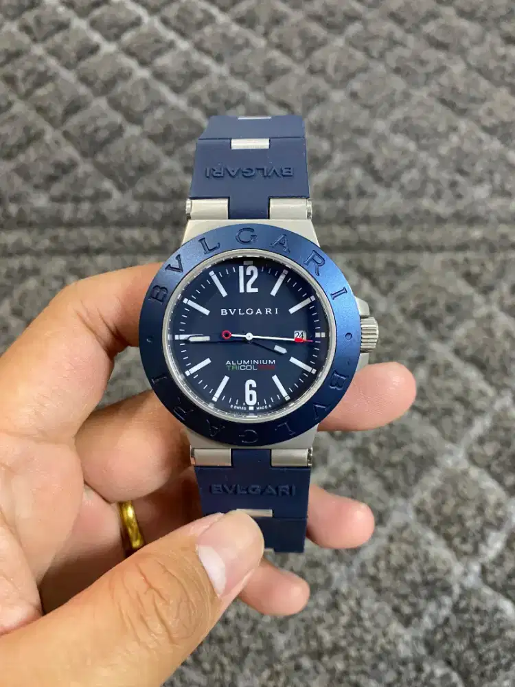 Jam Tangan Bvlgari Aluminum Automatic Swiss Made