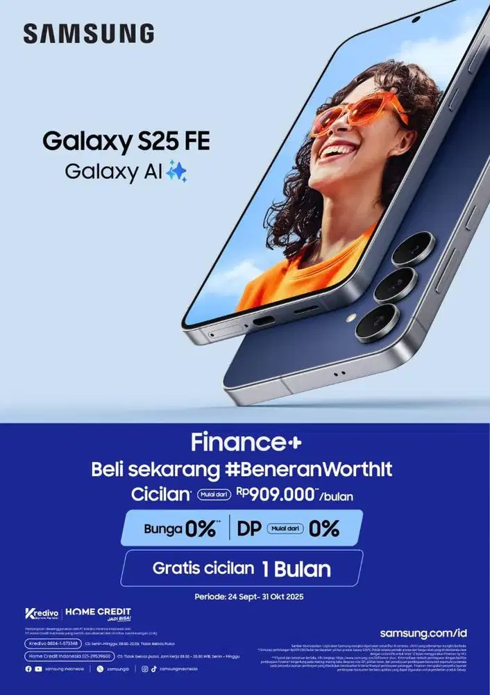 PROMO CICILAN NEW SAMSUNG GALAXY S25 FE