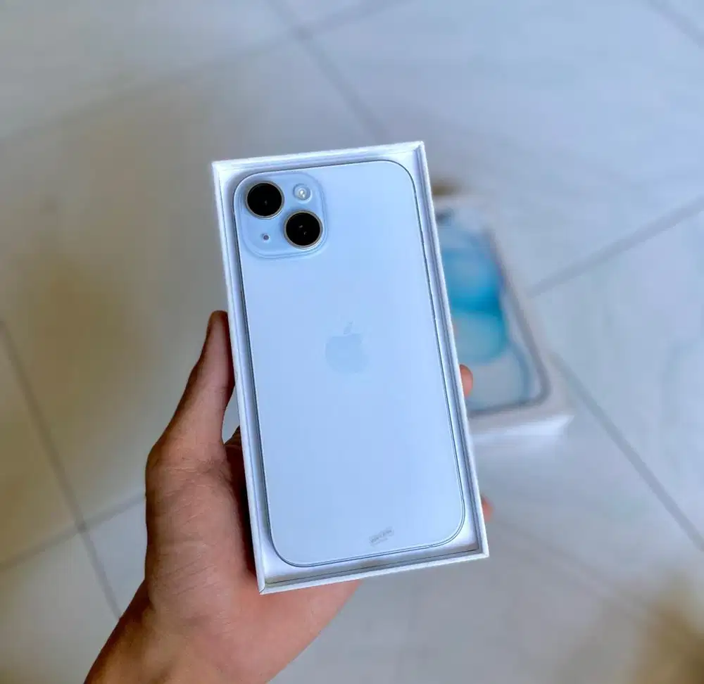 iPhone 15 128GB blibli ibox digimap Fullset original garansi on 2026
