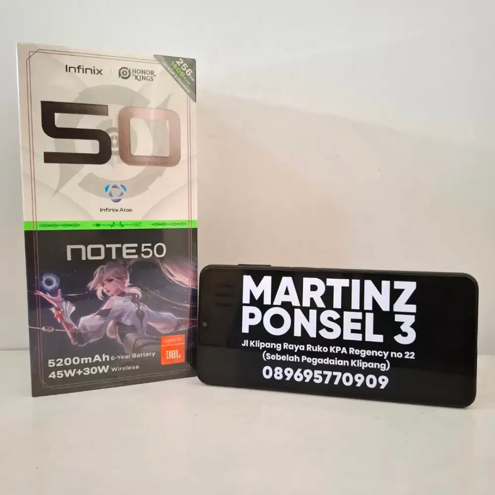Infinix Note 50 8/256 Garansi resmi 1 Tahun