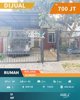 Rumah SHM Murah Underprice Lokasi di Blimbing Kota Malang