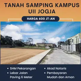 Tanah Samping Kampus UII Jogja, Cocok Untuk Kebutuhan Anda.