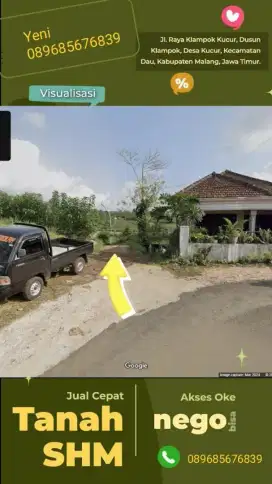 Tanah kebun dijual cepat di Malang