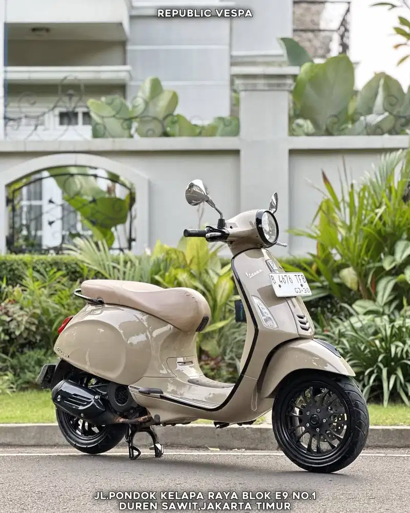 DIJUAL CEPAT PRIMAVERA 150 3V TH 2014 WARNA BEIGE SABBIA