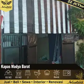 Disewakan Rumah Kapas Madya Barat Surabaya