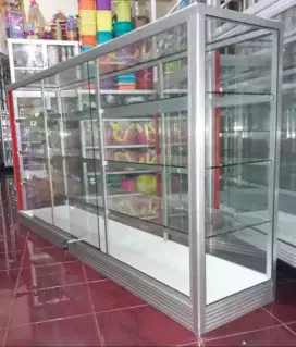 Etalase Panjang 2Mx1M Barang Baru & Siap Kirim