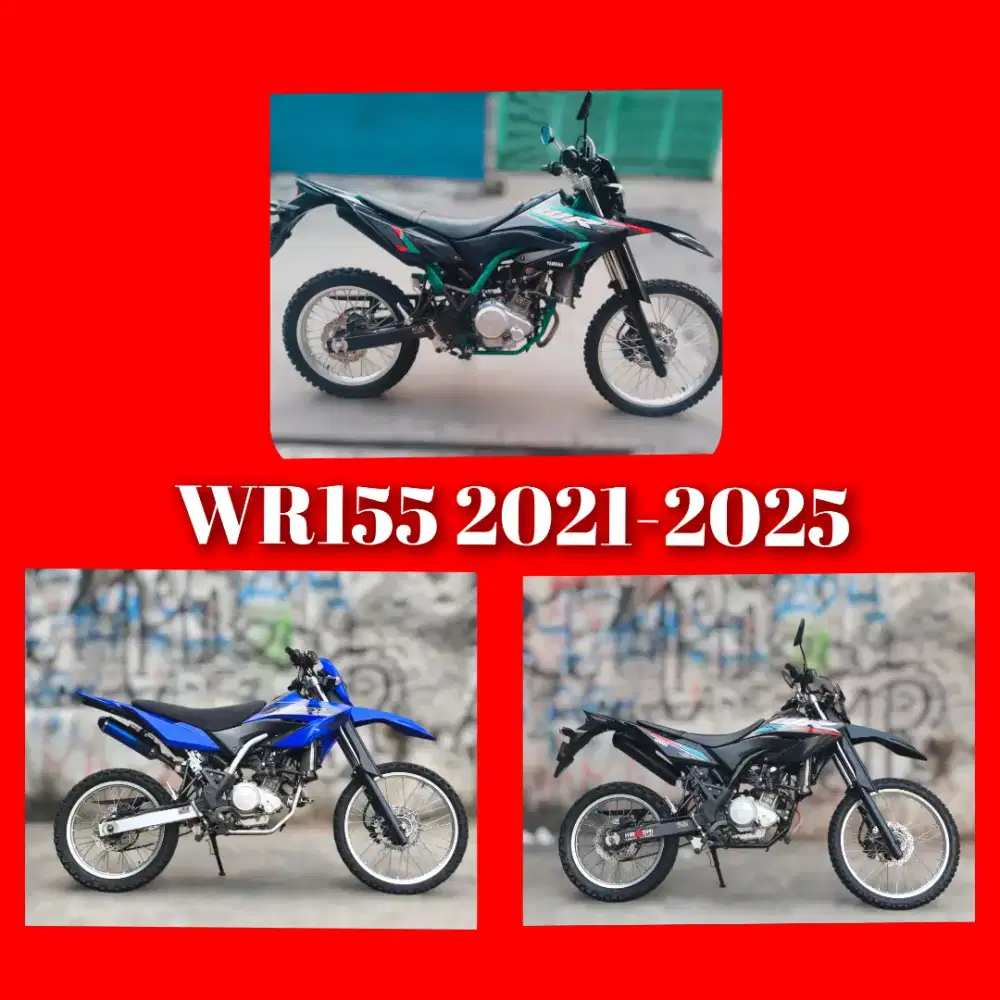 Km baru 1600 dp mulai 1.5jt Yamaha WR155 (Bi jelek bs kredit) wr 155