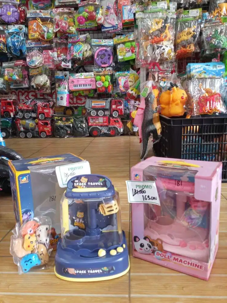 PROMO!! mainan anak mesin capit boneka mini