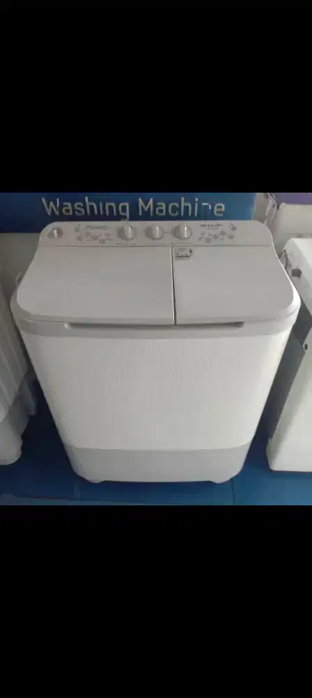 Mesin cuci merek sharp 9kg promo cicilan hanya pakai KTP
