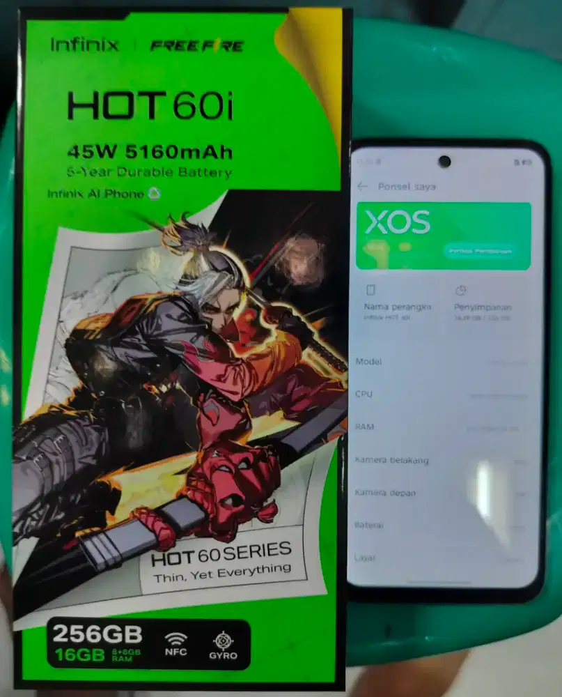INFINIX HOT 60i 8+8/256Gb LIKE NEW