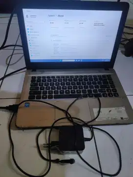 Asus X441M (2019) mouse keyboard tas laptop dan flashdisk bootable