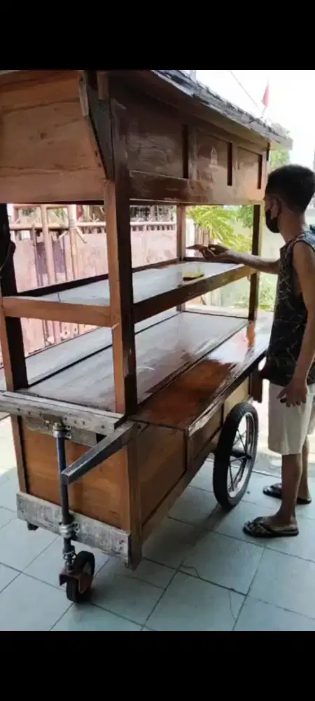 Gerobak angkringan/pecel lele