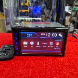 Head Unit Pioneer AVH-195DVD USB CD Aux Radio sudah dipasang Bluetooth