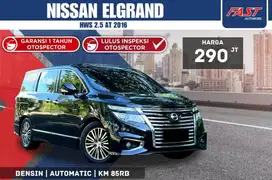 NISSAN ELGRAND HWS 2016 2.5 SUNROOF KM.85RB SERVICE RECORD #F5ST