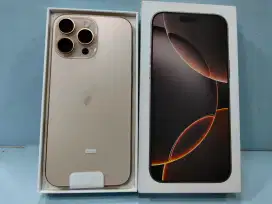 IPHONE 16 PM 256 DESSERT SECOND IBOX BH 100% GARANSI SEPTEMBER 2026