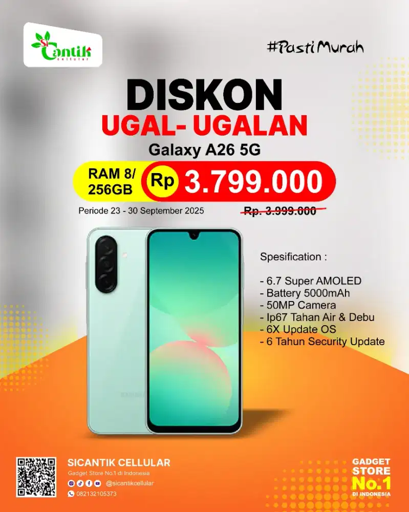 Samsung A26 Termurah Malang