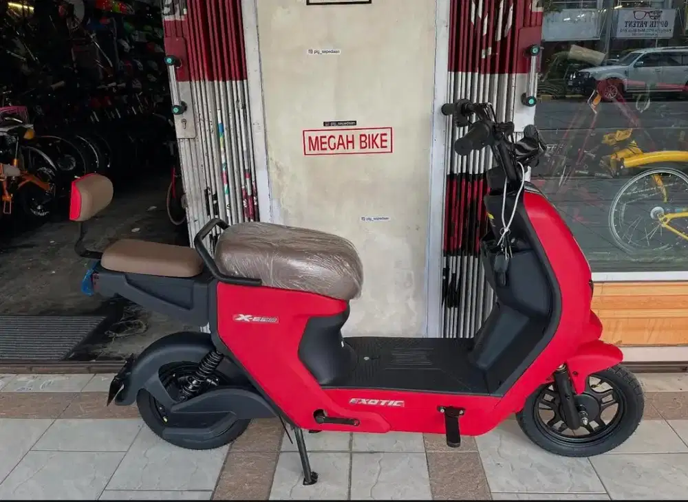 SEPEDA LISTRIK EXOTIC X660 PROMO CREDIT BUNGA 0% FRE 1KALI CICILAN