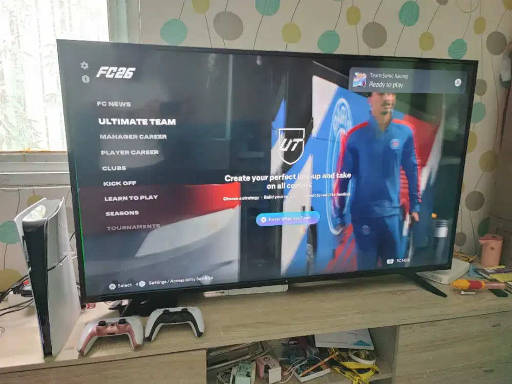 PS5 Slim Digital + 2 DS + FC26 + PS Plus