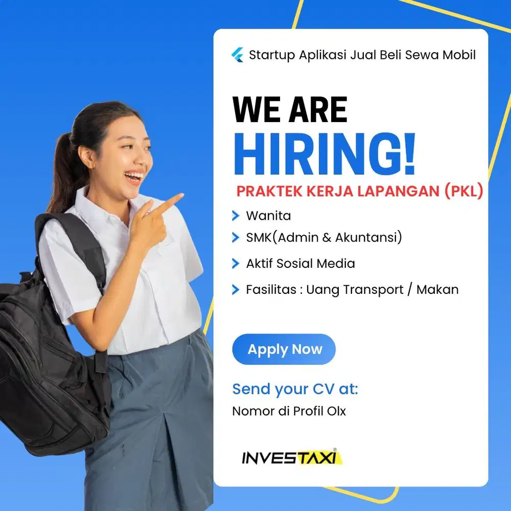 Admin, Akuntansi. Internship / Magang / Praktek Kerja Lapangan (PKL)