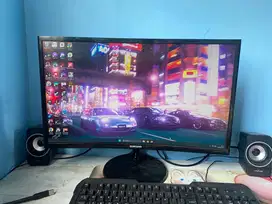 Dijual Samsung Monitor 24 Curved Led 24 [DSUB/HDMI]