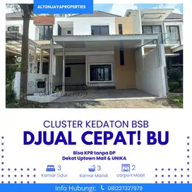 DJUAL Cepat BU Rumah Cluster Kedaton 2LT Bisa KPR tanpa DP Dkt Uptown