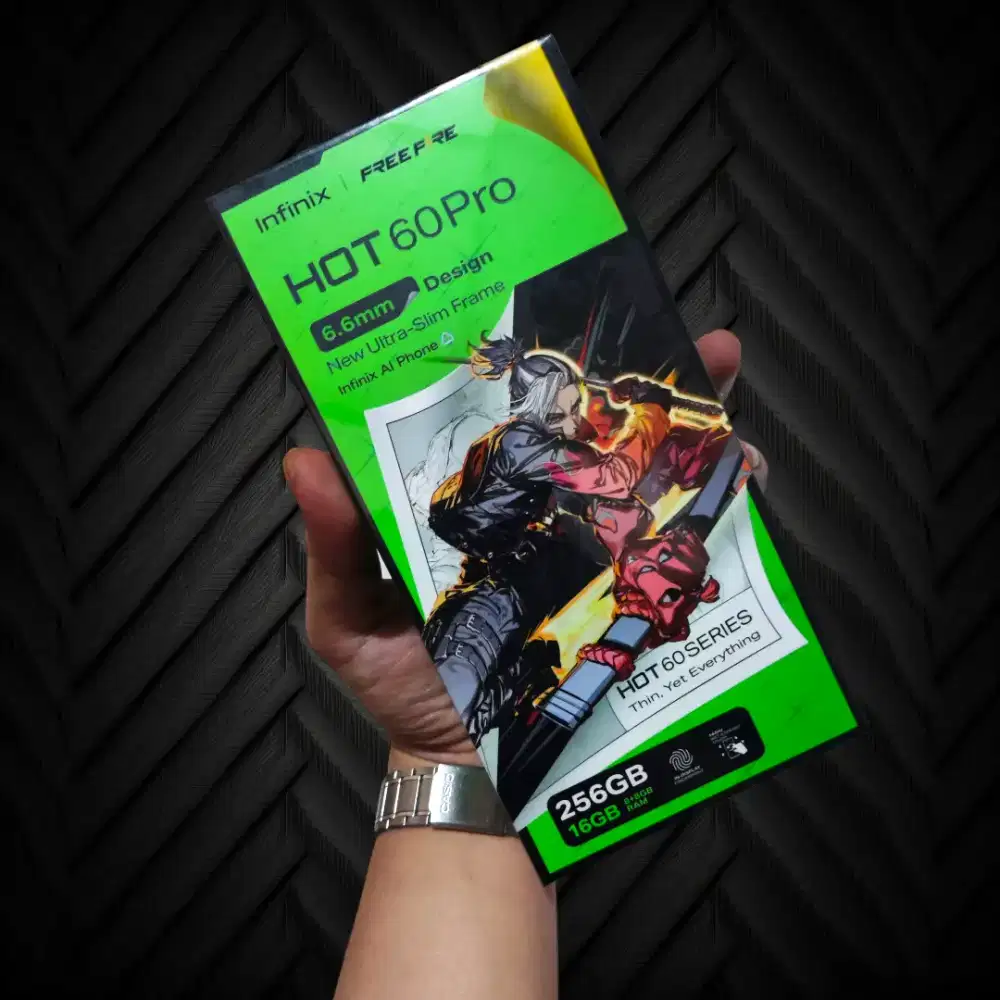 Infinix Hot 60 Pro 8GB /256GB Baru Segel Box Garansi Resmi