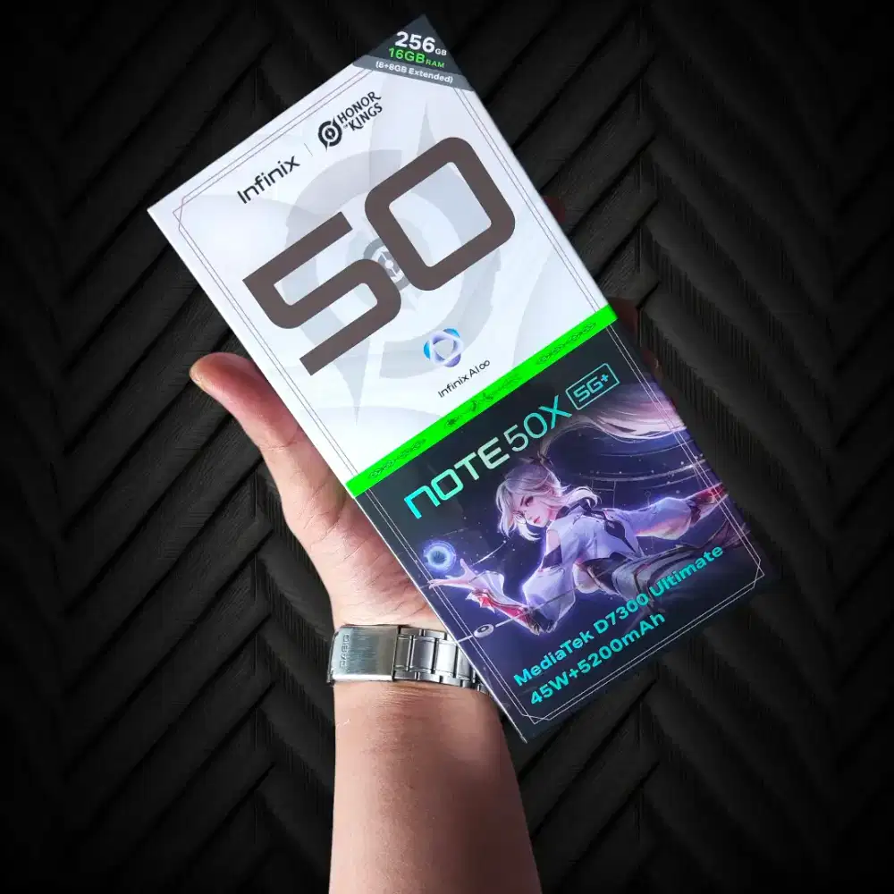 Infinix NOTE 50X 5G 8GB/256GB Baru Segel Box Garansi Resmi