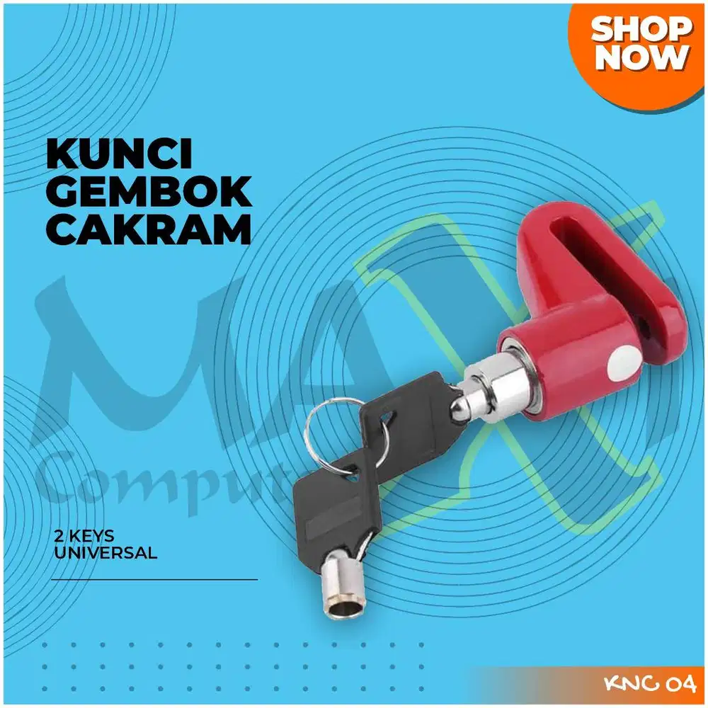 Gembok Rem Cakram Sepeda Motor