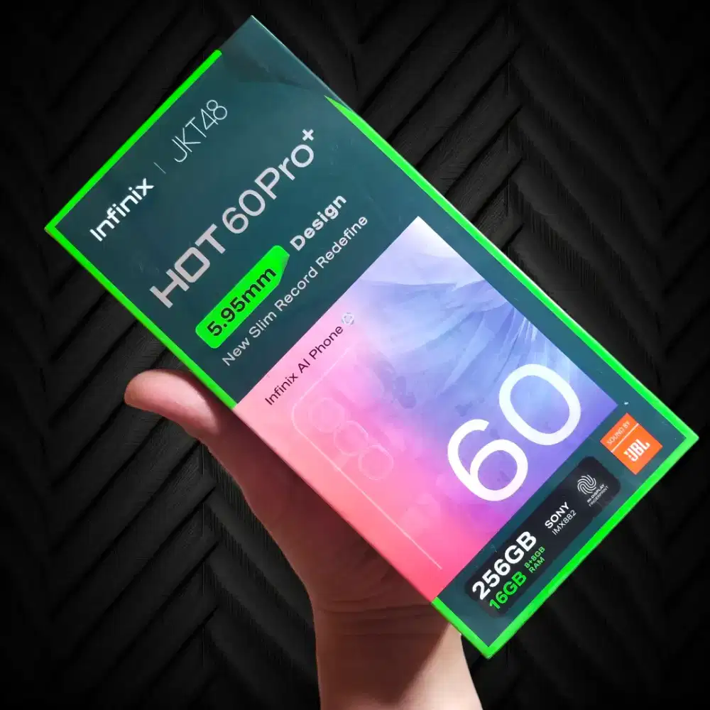 Infinix Hot 60 Pro+ Plus 8GB/256GB Baru Segel Box Garansi Resmi