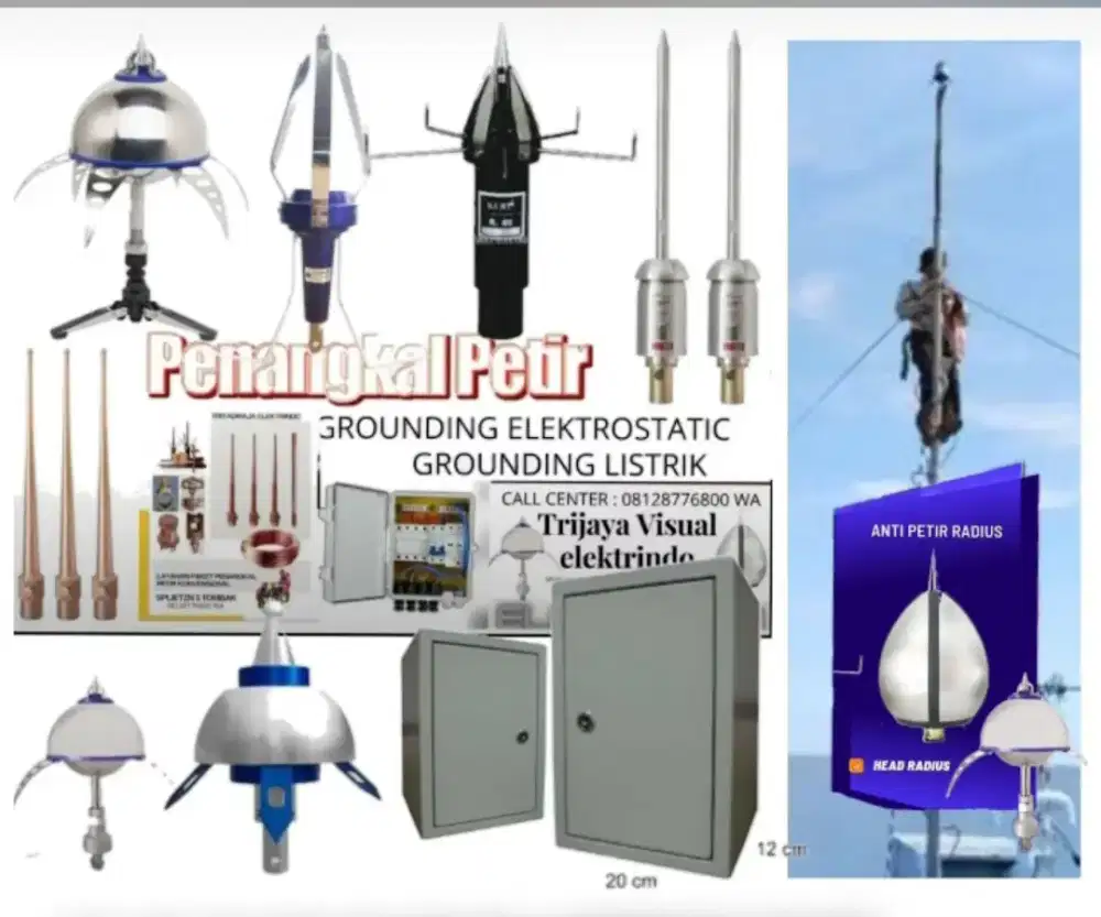 Spesialis ahli jasa pasang penangkal petir dan grounding mesin beji
