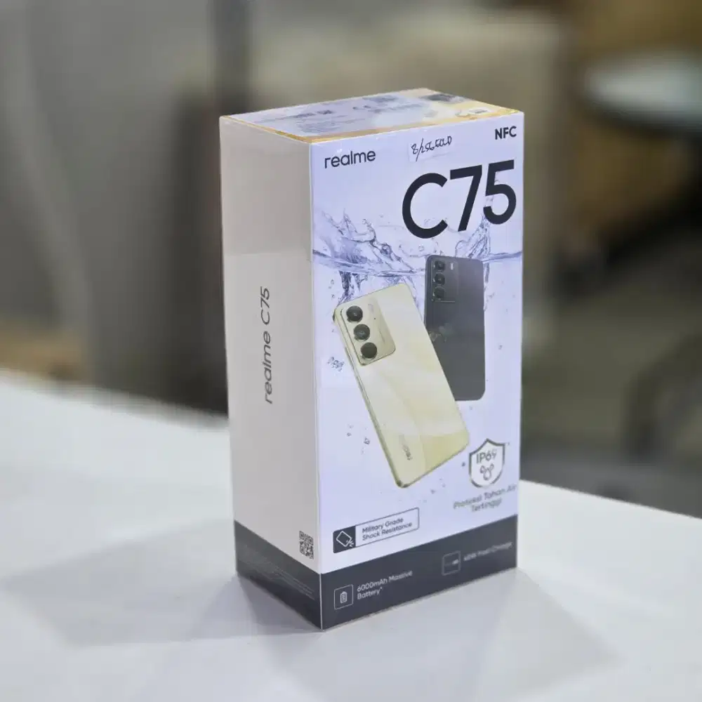 REALME C75 256GB TAHAN AIR TAHAN BANTING BISA CICILAN TANPA DP
