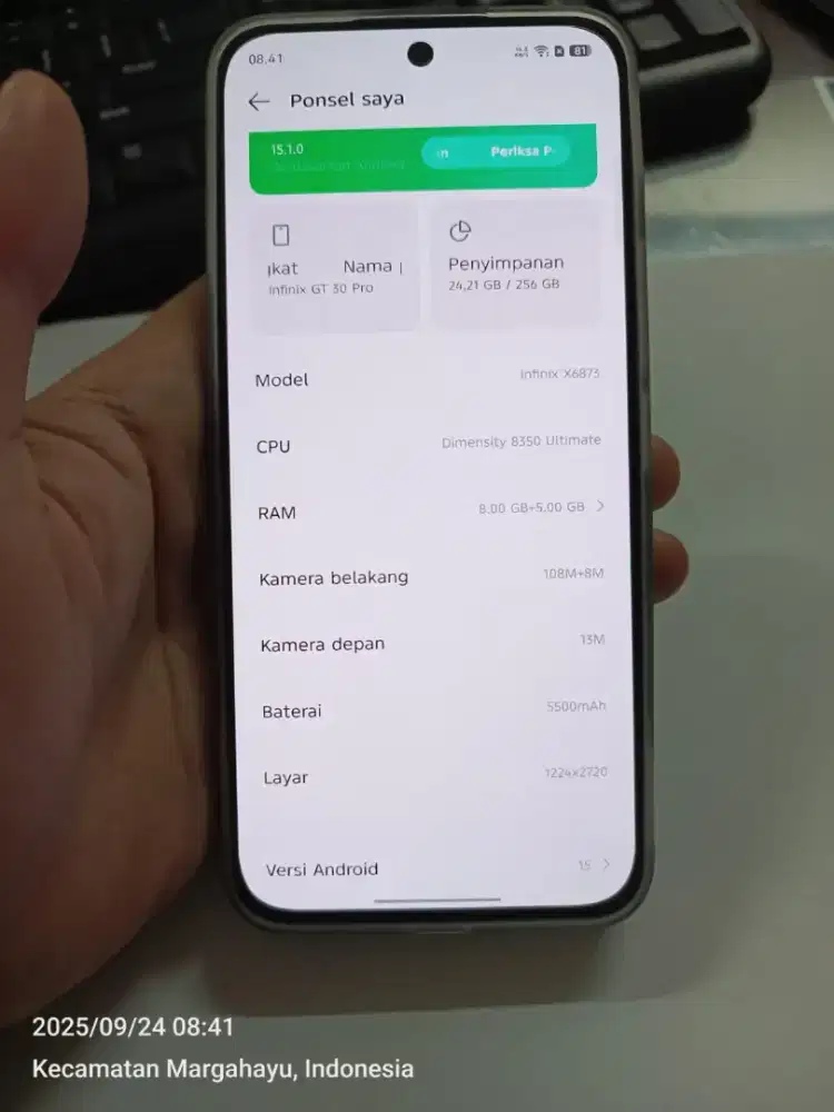 INFINIX GT 30 PRO 5G 8/256